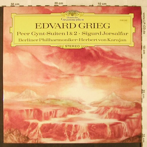 Grieg,Edvard: Peer Gynt Suiten 1&2 / Sigurd Jorsa, D.Gr.(2530 243), D, 1973 - LP - L2860 - 6,00 Euro