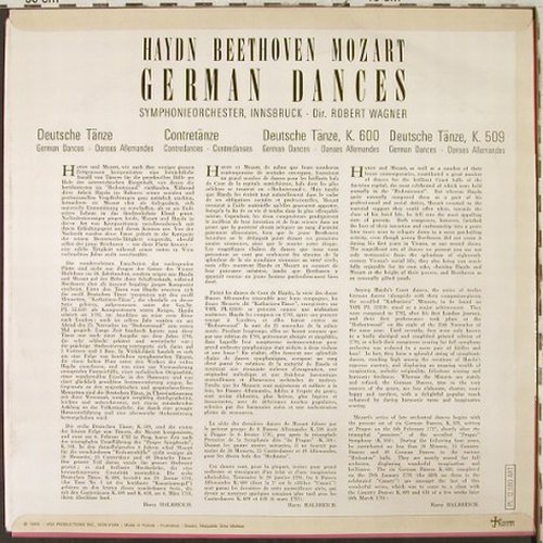 Haydn,Joseph / Beethoven / Mozart: German Dances, Vox(PL 12.580), F, 1965 - LP - L2864 - 7,50 Euro