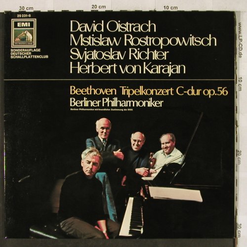 Beethoven,Ludwig van: Tripelkonzert C-dur op.56,Foc, EMI(29 231-8), D Club Ed.,  - LP - L2879 - 7,50 Euro