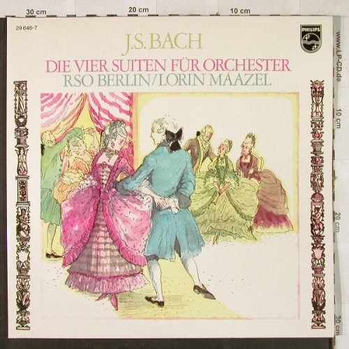 Bach,Johann Sebastian: Die vier Suiten für Orchester, Foc, Philips(29 646-7), D, Club Ed,  - 2LP - L2909 - 7,50 Euro