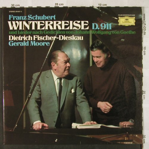 Schubert,Franz: Winterreise D.911, Foc, Club-Ed., D.Gr.(29 647-5), D, 1970 - 2LP - L2917 - 7,50 Euro