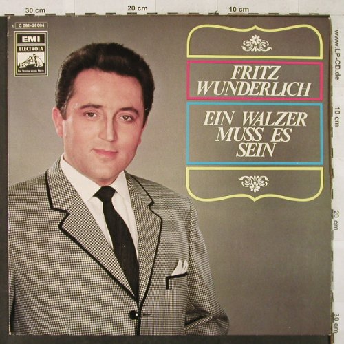 Wunderlich,Fritz: Ein Walzer muss es sein, EMI Columbia(C 061-28 064), D,  - LP - L2918 - 5,00 Euro