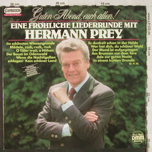 Prey,Herman: Eine fröhliche Liederrunde mit, Foc, Capriccio(C 27 129), D, 1986 - LP - L2972 - 6,00 Euro