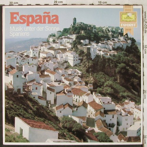 V.A.España-Musik unter der Sonne: Chabrier,Bacarisse...Ravel, m-/vg+, D.Gr.Favorit(2535 651), D, Ri, 1980 - LP - L3022 - 4,00 Euro