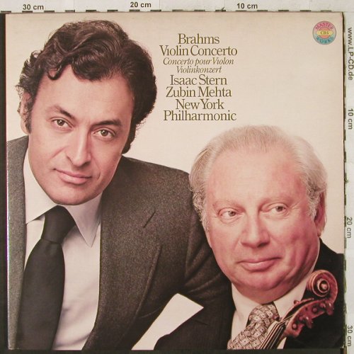 Brahms,Johannes: Violin Concerto, op.77, Foc, CBS(76836), NL, 1979 - LP - L3038 - 6,00 Euro