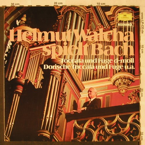 Bach,Johann Sebastian: Toccata & Fuge BWV 565/Präludium, D.Gr. Resonance(2535 126), D Ri, 1963 - LP - L3048 - 5,00 Euro