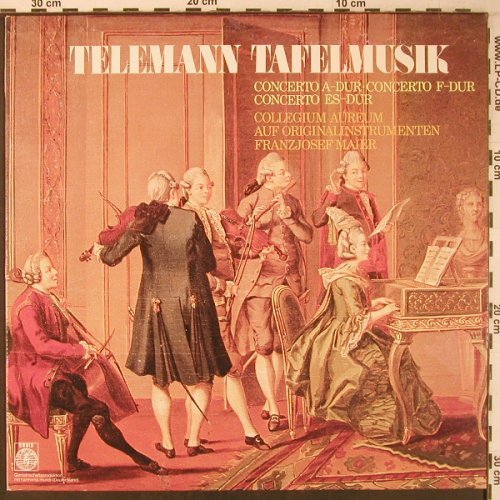 Telemann,Georg Philipp: Tafelmusik-Conc. A-dur,F-dur,Es-dur, Orbis(66 748 5), D, 1978 - LP - L3053 - 7,50 Euro