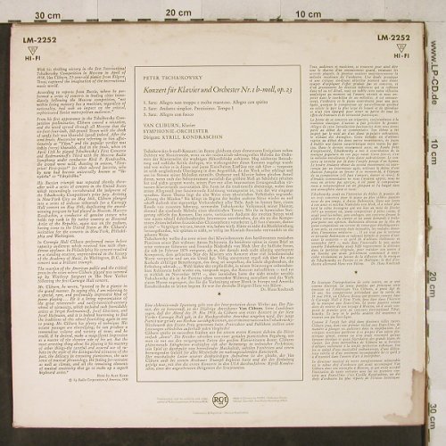 Tschaikowsky,Peter: Klavierkonzert Nr.1 b-moll, m-/vg+, RCA(LM-2252), D, 1958 - LP - L3056 - 5,00 Euro