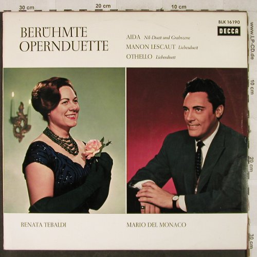 Tebaldi,Renata / Mario Del Monaco: Berühmte Opernduette, Decca(BLK 16 190), D,  - LP - L3061 - 9,00 Euro
