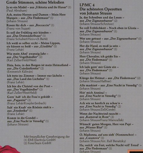 V.A.Glanzlichter der Operette: Strauss,Lehar,Kalmann...Box, Das Beste(GDO 7700), D, 1983 - 8LP - L3089 - 12,50 Euro