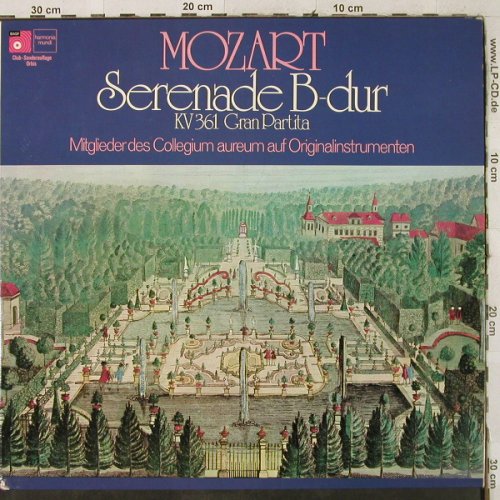 Mozart,Wolfgang Amadeus: Serenade D-Dur KV 361,Gran Partita, BASF/Harmonia.M.(63 560), D,  - LP - L3121 - 6,00 Euro