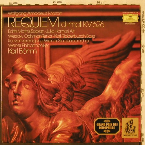 Mozart,Wolfgang Amadeus: Requiem d-moll KV 626, Deutsche Grammophon(62 538), D,Club Ed.,  - LP - L3129 - 6,00 Euro