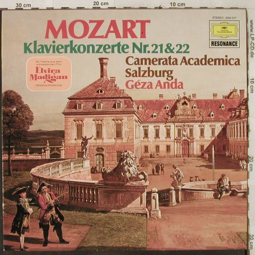 Mozart,Wolfgang Amadeus: Klavierkonzerte Nr.21 & 22 (62), D.Gr. Resonance(2535 317), D, 1978 - LP - L3136 - 6,00 Euro