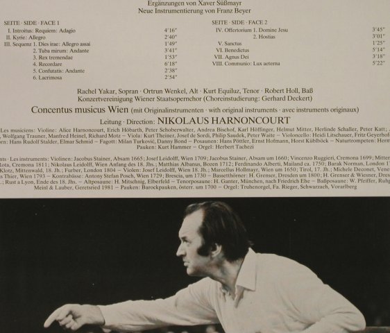 Mozart,Wolfgang Amadeus: Requiem d-moll KV 626, Foc, Telefunken(6.42756 AZ), D, 1982 - LP - L3138 - 6,00 Euro