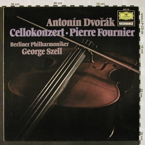 Dvorak,Antonin: Cellokonzert H-Moll op.104, Ri, D.Gr. Resonance(2535 106), D, Ri 1975, 1962 - LP - L3166 - 6,00 Euro