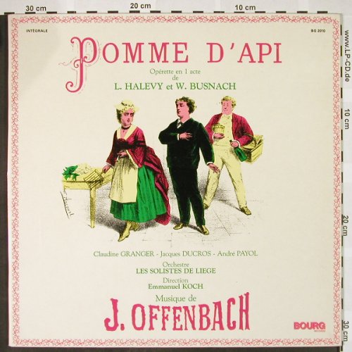Offenbach,Jacques: Pomme D'Api-Operette en 1 acte, Bourg Records(BG 2010), F, Foc,  - LP - L3172 - 7,50 Euro