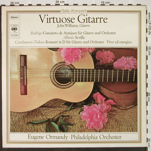Williams,John: Virtuose Gitarre-Rodrigo,Albeniz.., CBS Gala-Konzert(S 71 045), D,vg+/m-,  - LP - L3188 - 4,00 Euro