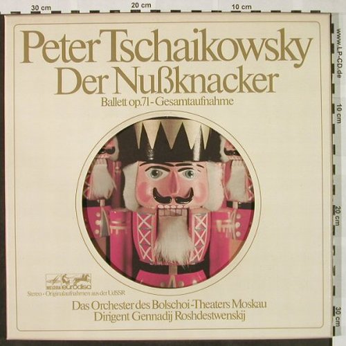 Tschaikowsky,Peter: Der Nußknacker,Gesammtaufnahme, Melodia/Eurodisc(80 537 XDK), D,Box, 1980 - 2LP - L3206 - 9,00 Euro