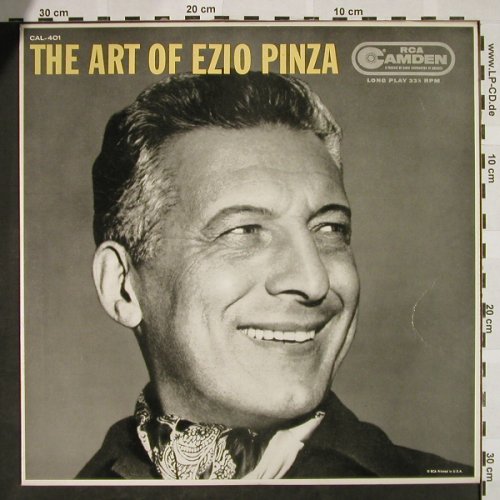 Pinza,Ezio: The Art Of, RCA Camden(CAL-401), US, Ri, 1957 - LP - L3216 - 6,00 Euro