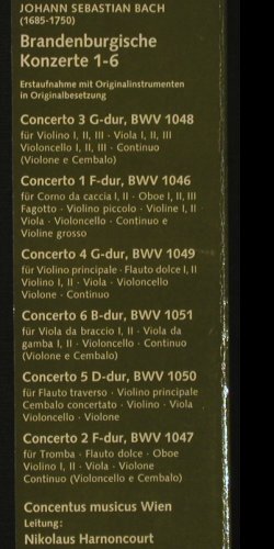 Bach,Johann Sebastian: Brandeburgische Konzerte 1-6,Box,Ri, Telefunken(6.35043 DX), D, 1975 - 2LP - L3240 - 12,50 Euro