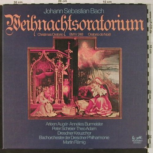 Bach,Johann Sebastian: Weihnachts-Oratorium,Box, Eurodisc(87 937 XGK), D, m /vg+, 1975 - 3LP - L3257 - 5,00 Euro