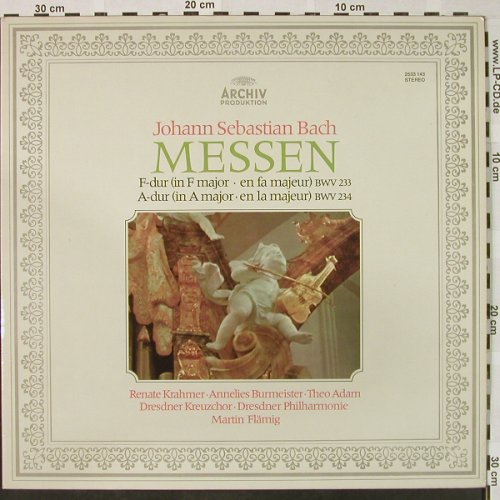 Bach,Johann Sebastian: Messen BWV 233,234, Foc, Archiv(2533 143), D, 1973 - LP - L3264 - 7,50 Euro
