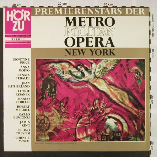 V.A.Premierenstars Der Metropolitai: Opera New York, 11 Tr., HörZu/Electrola(SHZT 546), D,  - LP - L3302 - 6,00 Euro