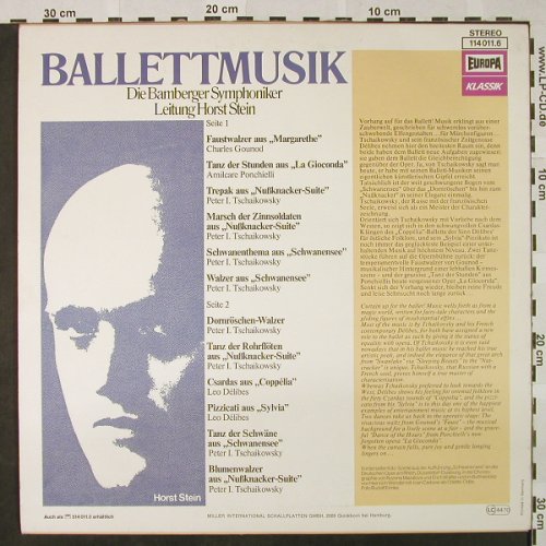 V.A.Ballett-Musik: Schwanensee,Nußknacker..., Europa Klassik(114 011.6), D,  - LP - L3308 - 5,00 Euro
