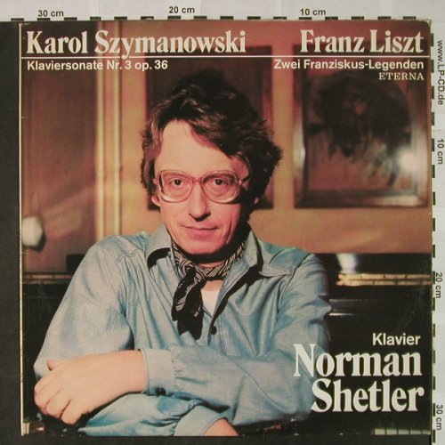 Szymanowski,Karol / Franz Liszt: Klaviersonate Nr.3 op.36/2Franz.Leg, Eternam, vg+/m-(8 27 412), DDR, 1980 - LP - L3321 - 5,00 Euro