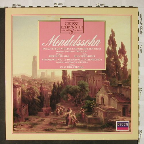 Mendelssohn Bartholdy,Felix: Konzert für Violine u. Orch., op.64, Decca,Gr.Komponisten 17(411 379-1), D,  - LP - L3324 - 5,00 Euro