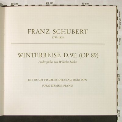 Schubert,Franz: Winterreise op 89,Club-Sonderauflag, D.Gr.(G 75 269), D, Box, 1966 - 2LP - L3364 - 12,50 Euro