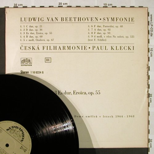 Beethoven,Ludwig van: Symfonie,c3 es-dur Eroica, op.55, Supraphon(1 10 0224 G), CZ, 1968 - LP - L3376 - 9,00 Euro