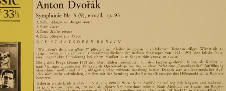 Dvorak,Antonin: Sinfonie Nr.5 e-moll, op.95, Top Classic(TC 9056), D,  - LP - L3379 - 5,00 Euro