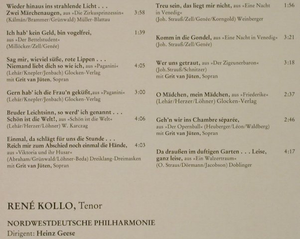 Kollo,Rene: Schön ist die Welt, RCA Gold Seal(RL 30359), D, 1981 - LP - L3388 - 6,00 Euro