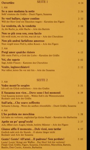 Mozart,Wolfgang Amadeus: Die Hochzeit d.Figaro,Gr.Quers ital, D.Gr.(26 268-3), D, Ri, 1968 - LP - L3394 - 5,00 Euro