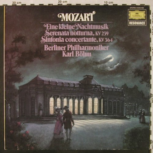 Mozart,Wolfgang Amadeus: Eine Kleine Nachtmusik,KV.239,364, D.Gr. Resonance(2535 492), D, Ri, 1982 - LP - L3396 - 5,00 Euro