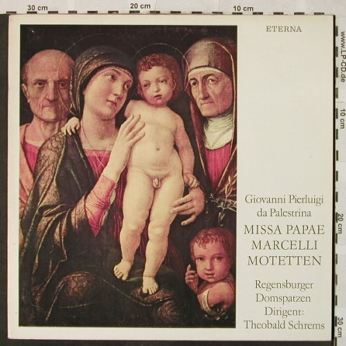 Palestrina,Giovani Pierluigi da: Missa Papae Marcelli,8 Motetten,Foc, Eterna(8 25 830), DDR, 1988 - LP - L3418 - 5,00 Euro