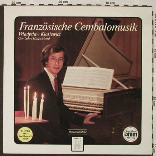 Klosiewicz,Wladyslaw: Französische Cembalomusik, Aperto/Schwann(apo 86 109), D, 1985 - LP - L3419 - 6,00 Euro