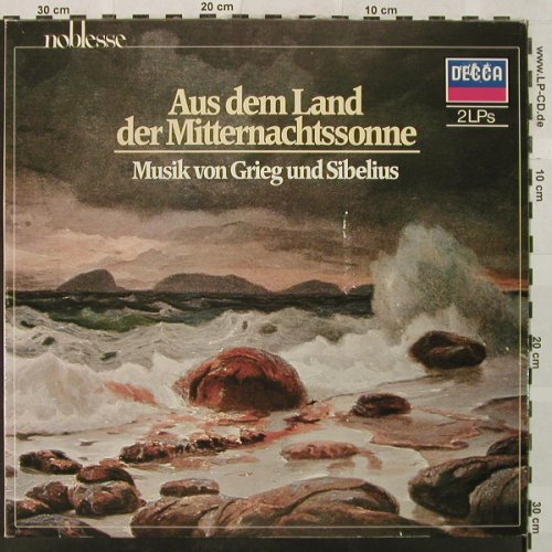 Grieg,Edvard/Jean Sibelius: Aus dem Land der Mitternachtssonne, Decca Noblesse,Foc(6.48193 DM), D, m /vg+,  - 2LP - L3429 - 5,00 Euro