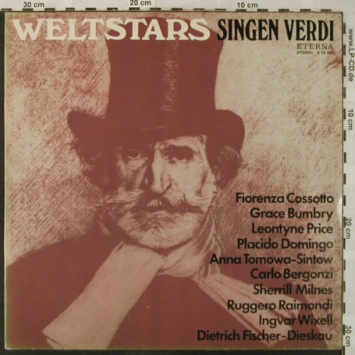 Verdi,Giuseppe: Weltstars Singen-Cossotto...Dieskau, Eterna(8 26 945), DDR, 1976 - LP - L3458 - 5,00 Euro
