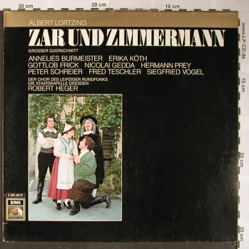 Lortzing,Albert: Zar und Zimmermann-Gr.Querschnitt, EMI(C 063-28171 C), D, Ri,  - LP - L3479 - 5,00 Euro