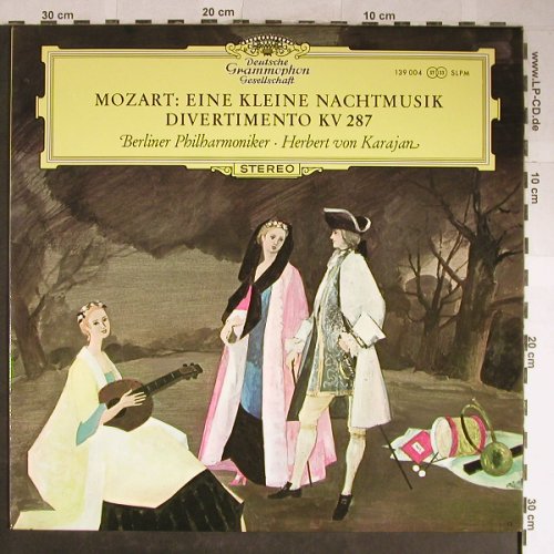 Mozart,Wolfgang Amadeus: Eine Kleine Nachtmusik/Divertim.287, D.Gr.(139 004 SLPM), D,  - LP - L3499 - 7,50 Euro