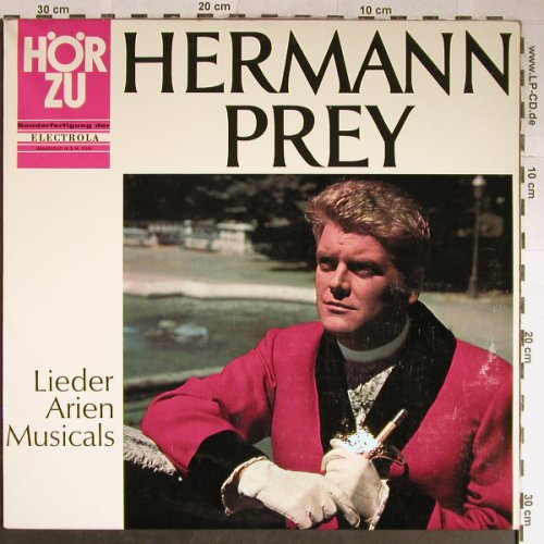 Prey,Hermann: Lieder Arien Musicals, HörZu(HZE 123), D,  - LP - L3507 - 5,50 Euro