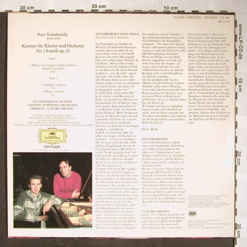 Tschaikowsky,Peter: Klavierkonzert Nr.1 b-moll, Eterna/DG Lizenz-Ausgabe(725 100), D, 1987 - LP - L3552 - 6,00 Euro