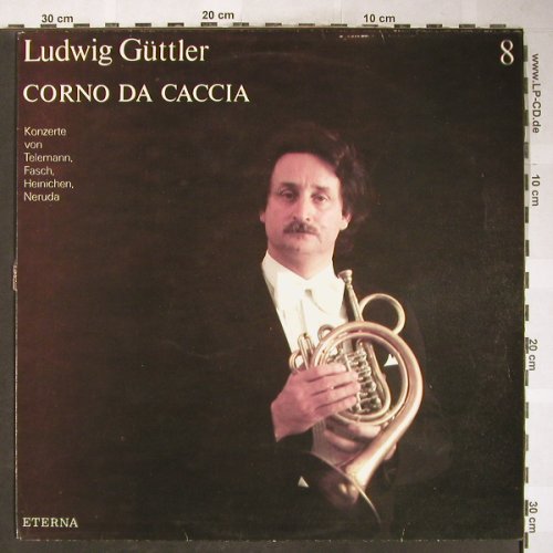 Güttler,Ludwig:  8-Corno Da Caccia, m-/vg+, Eterna(8 27 818), DDR, 1983 - LP - L3566 - 5,00 Euro