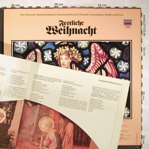 V.A.Festliche Weihnacht: Grosse Komponisten,Booklet, Decca(410 238-1), D,  - LP - L3571 - 6,00 Euro