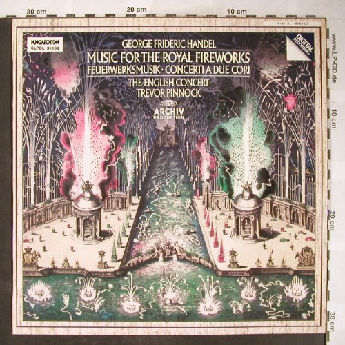 Händel,Georg Friedrich: Musik for the Royal Fireworks, Hungaroton(SLPDL 31108), H, 1985 - LP - L3582 - 5,00 Euro
