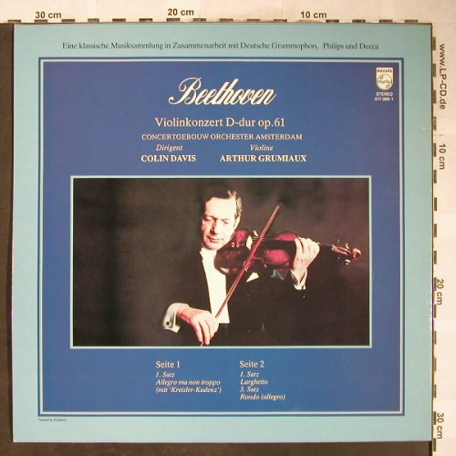 Beethoven,Ludwig van: Violinenkonzert D-dur op.61, Philips(411 368-1), NL, 1974 - LP - L3598 - 7,50 Euro