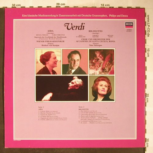 Verdi,Giuseppe: Aida/Rigoletto Auszüge, Decca(412 839-1), NL, Ri,  - LP - L3632 - 5,00 Euro