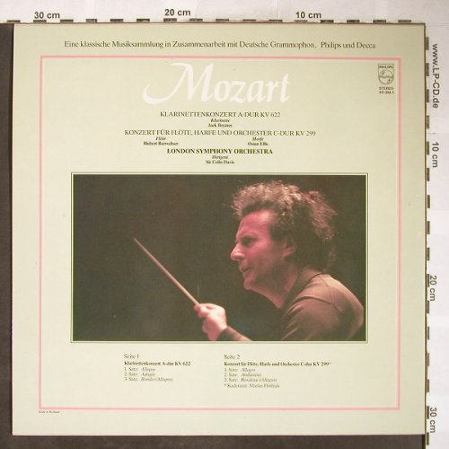 Mozart,Wolfgang Amadeus: Klarinettenkonzert/Konz.Flöte & Har, Philips(411 394-1), NL, Ri,  - LP - L3635 - 5,00 Euro